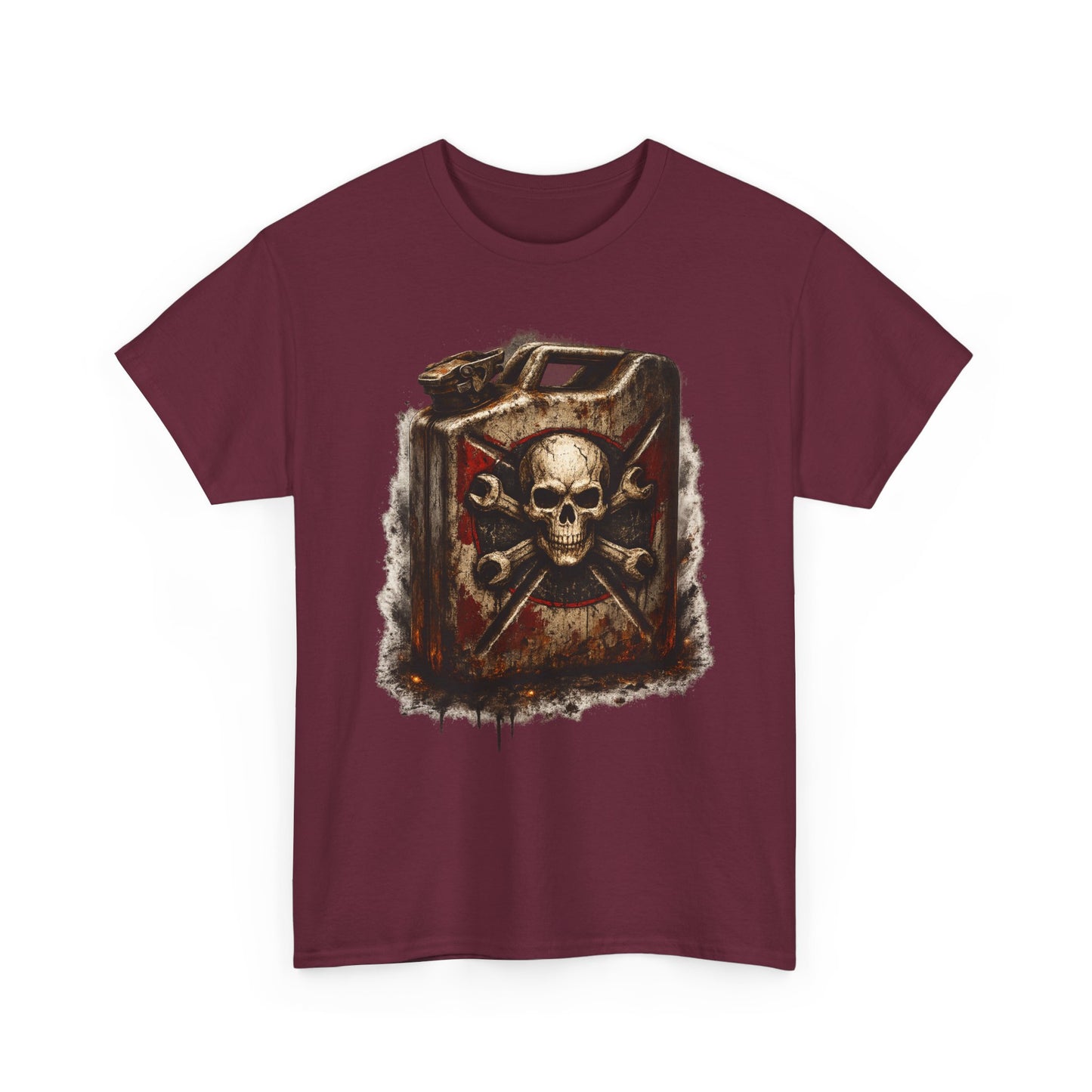 Skull Fuel Can T-Shirt | Outlaw Garage Jerry Can Graphic