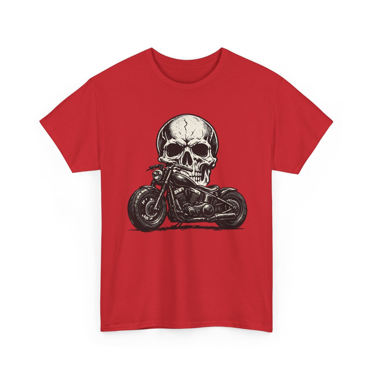 Skull Bobber T-Shirt | Outlaw Biker Motorcycle Graphic
