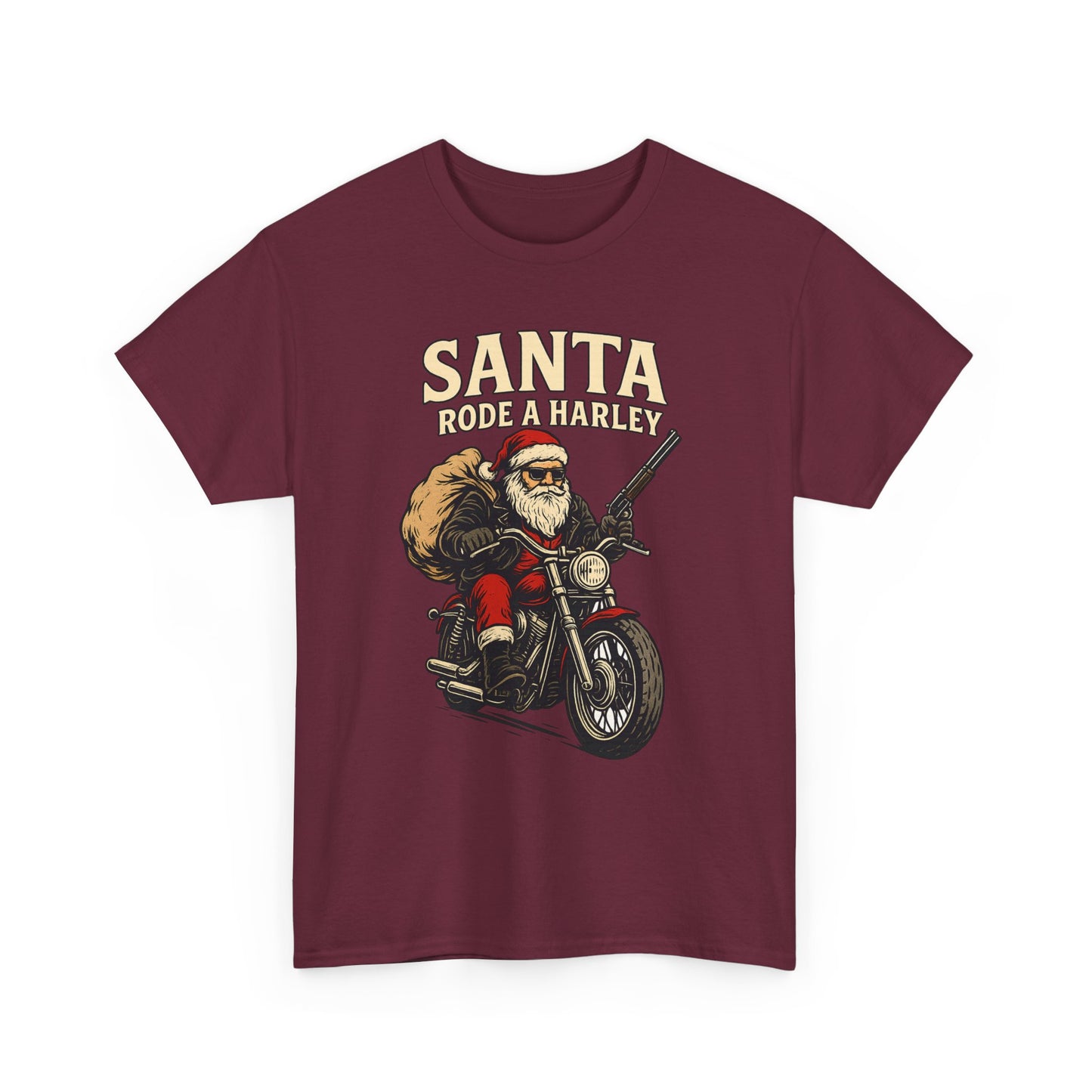 Santa Rode a Harley – Outlaw Christmas Edition Tee