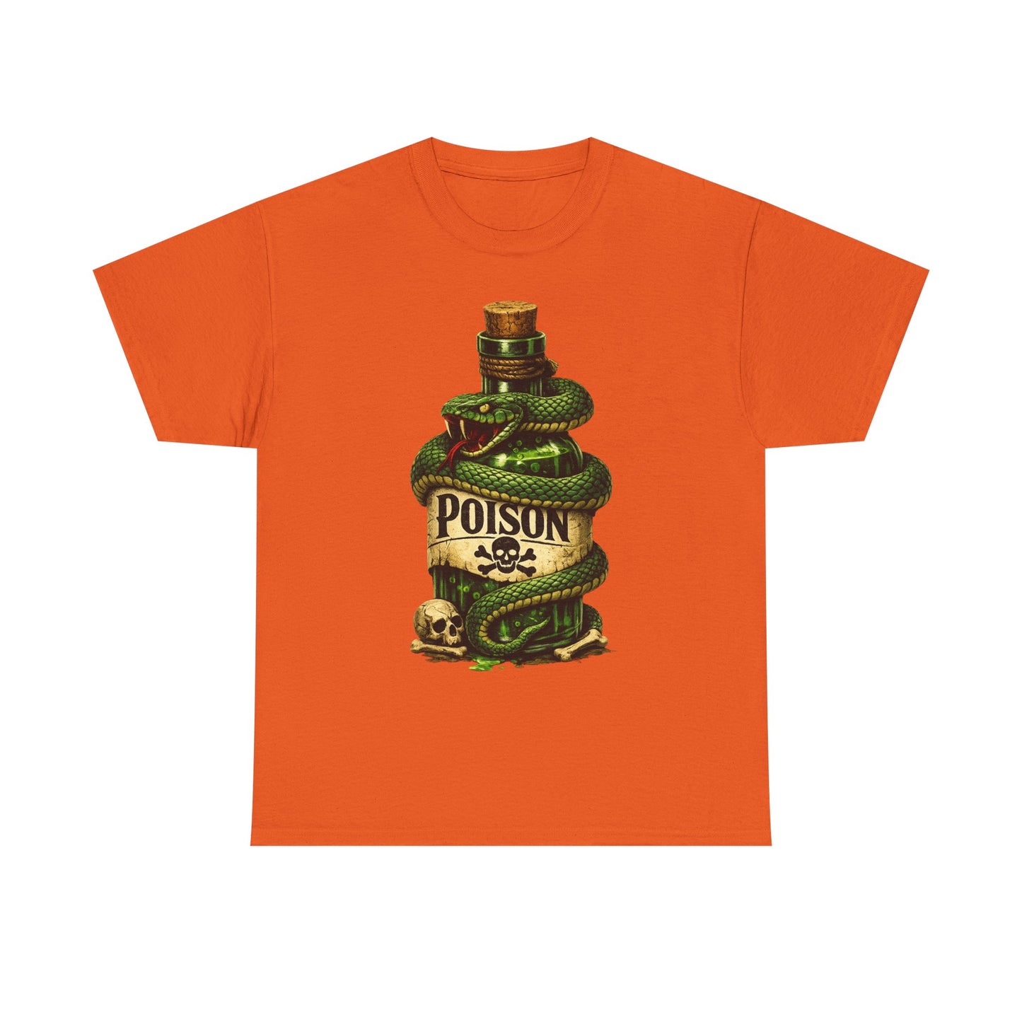 Snakebite Poison T-Shirt | Vintage Snake Bottle Design