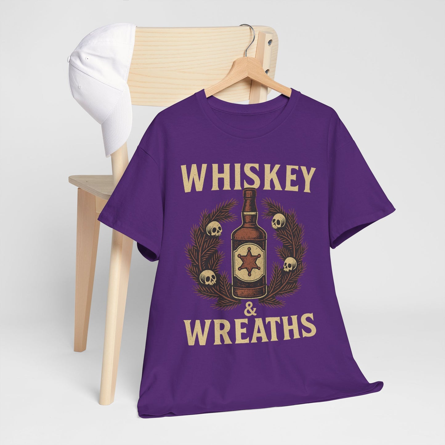 Whiskey & Wreaths – Outlaw Christmas Tee