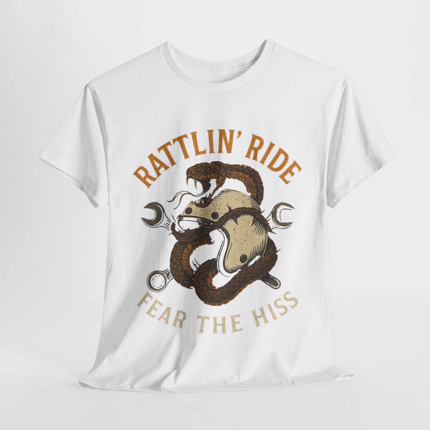 Rattlin’ Ride – Fear the Hiss - Unisex Heavy Cotton Tee
