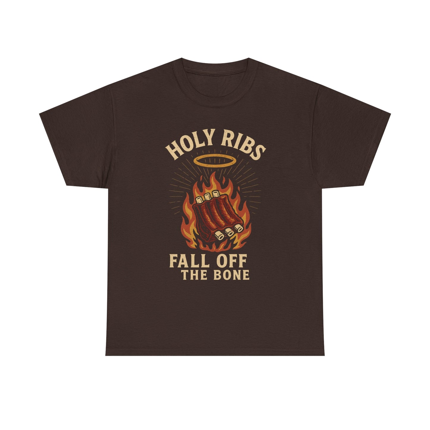 Holy Ribs – Fall Off the Bone | Outlaw BBQ T-Shirt