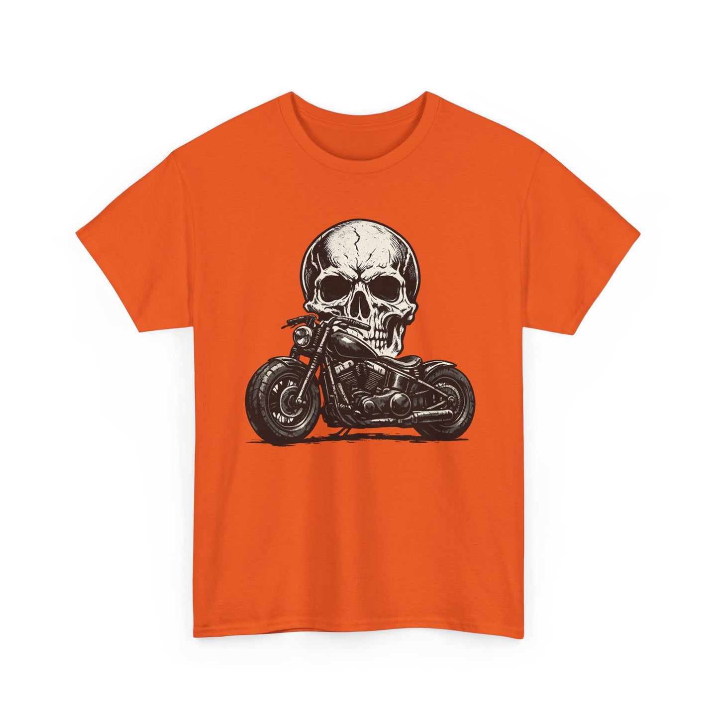 Skull Bobber T-Shirt | Outlaw Biker Motorcycle Graphic