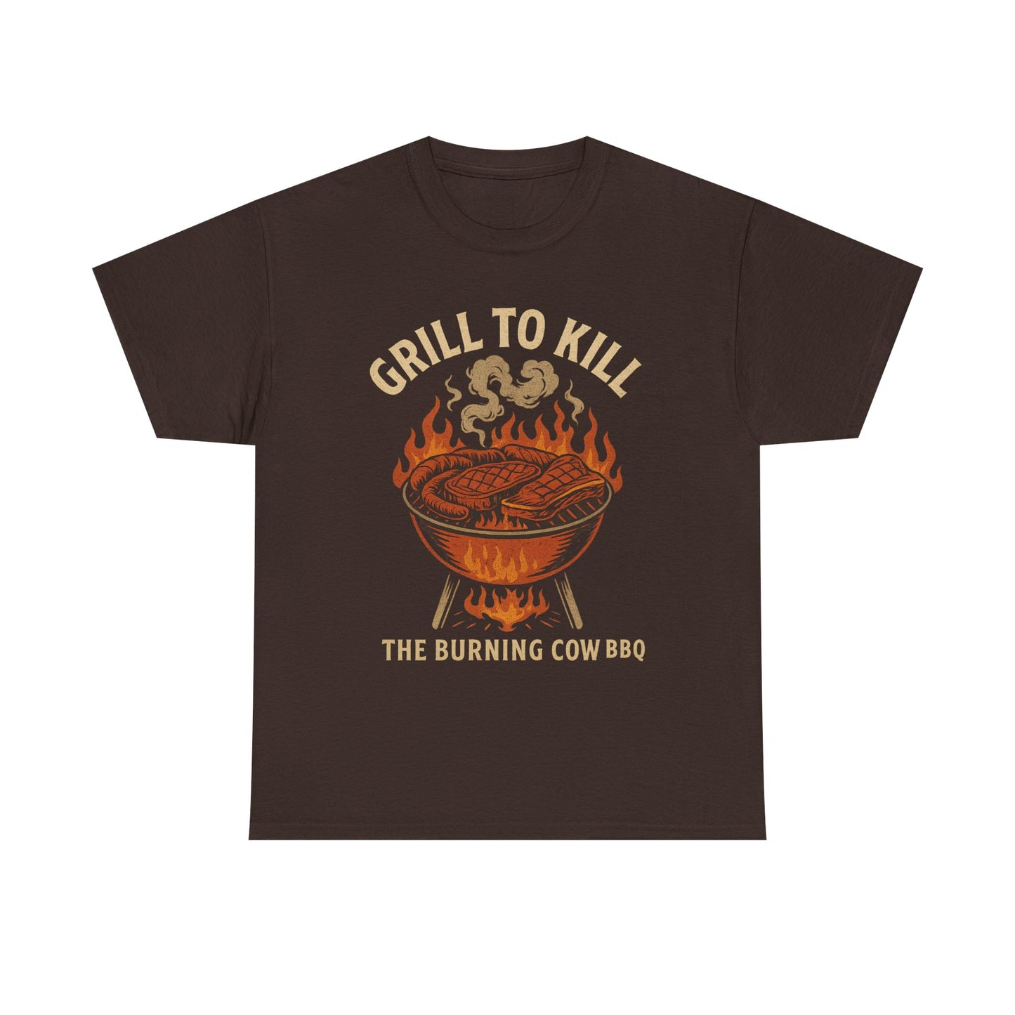 Grill to Kill – The Burning Cow BBQ | Outlaw T-Shirt