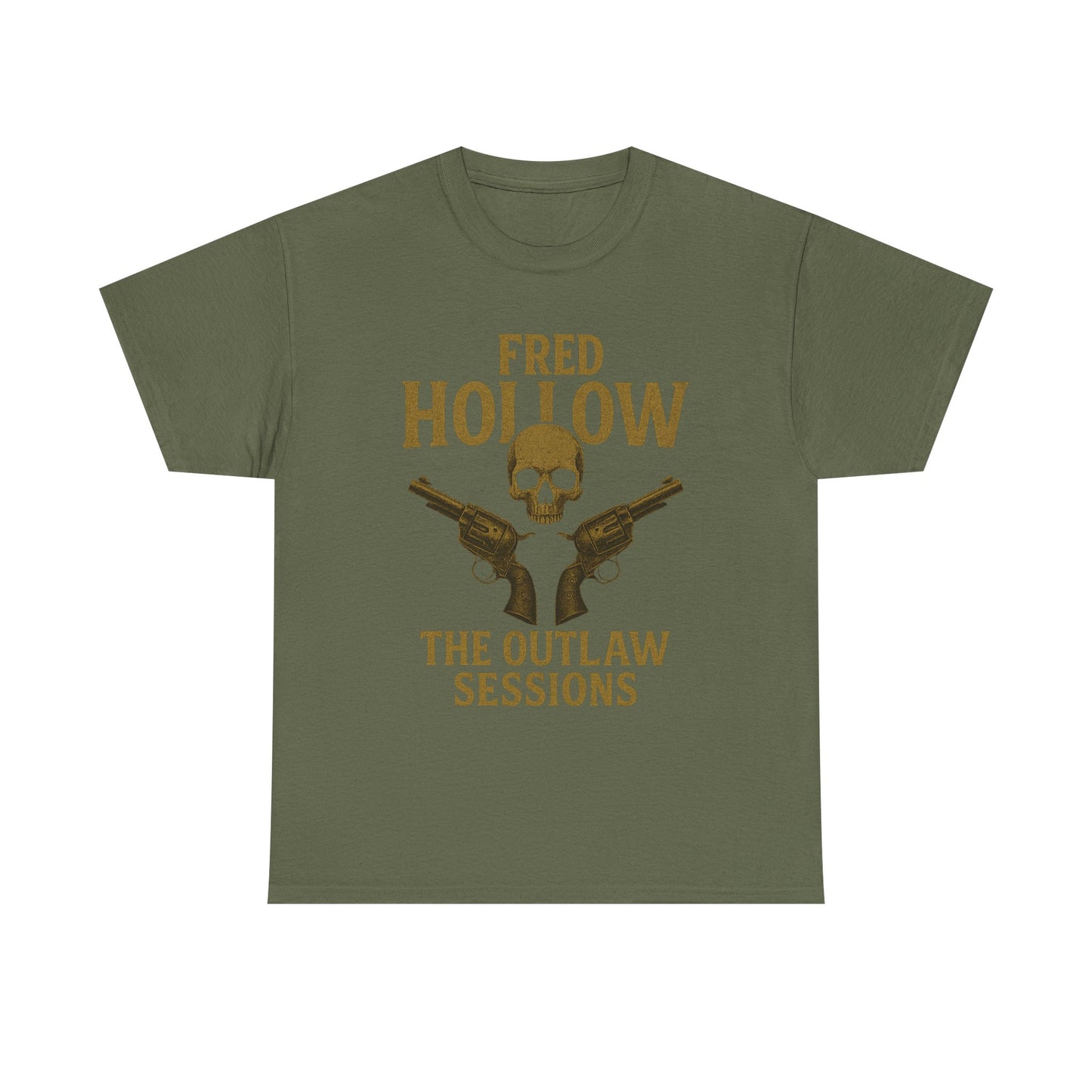 Fred Hollow – The Outlaw Sessions: Railroad Saint 2-Unisex Heavy Cotton Tee