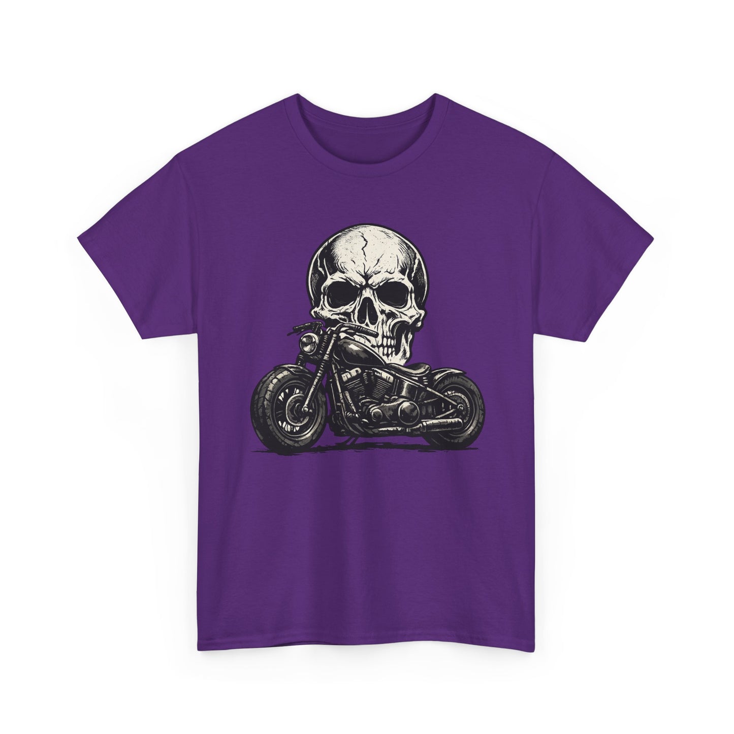 Skull Bobber T-Shirt | Outlaw Biker Motorcycle Graphic