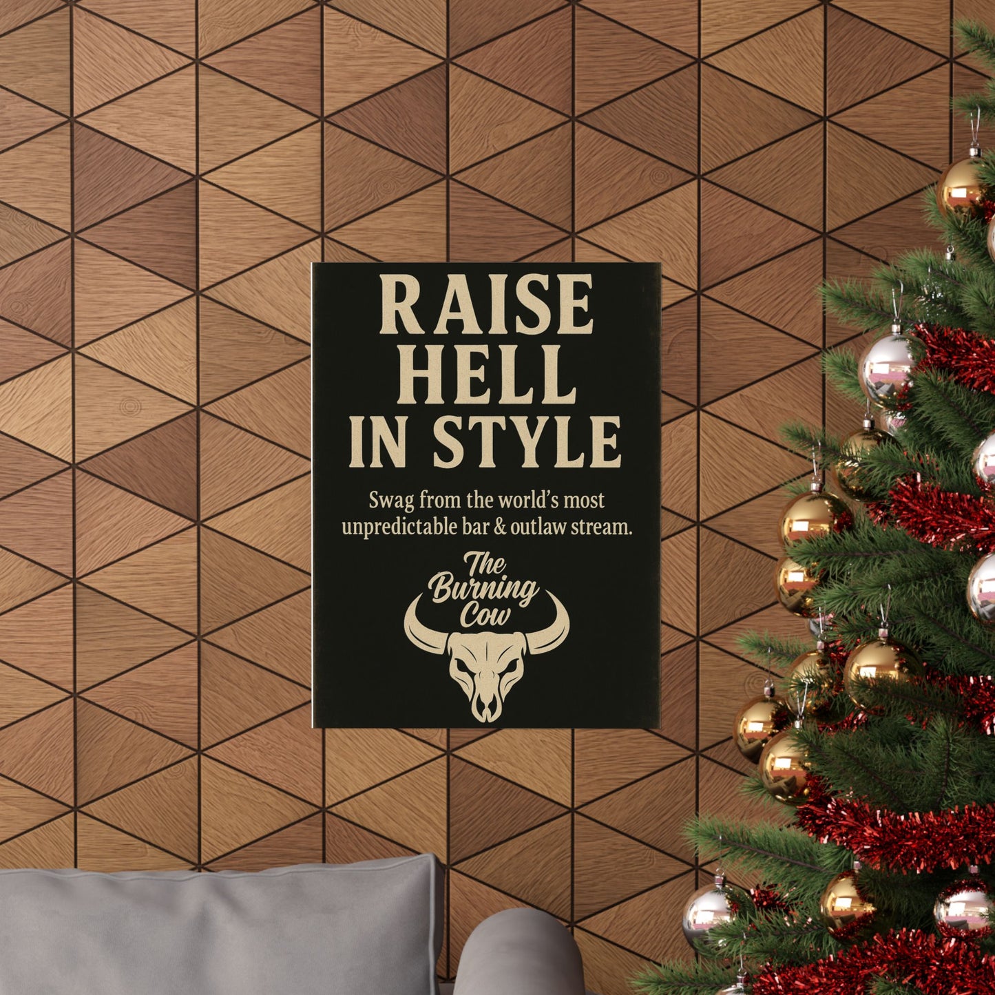 Raise Hell in Style – Matte Poster