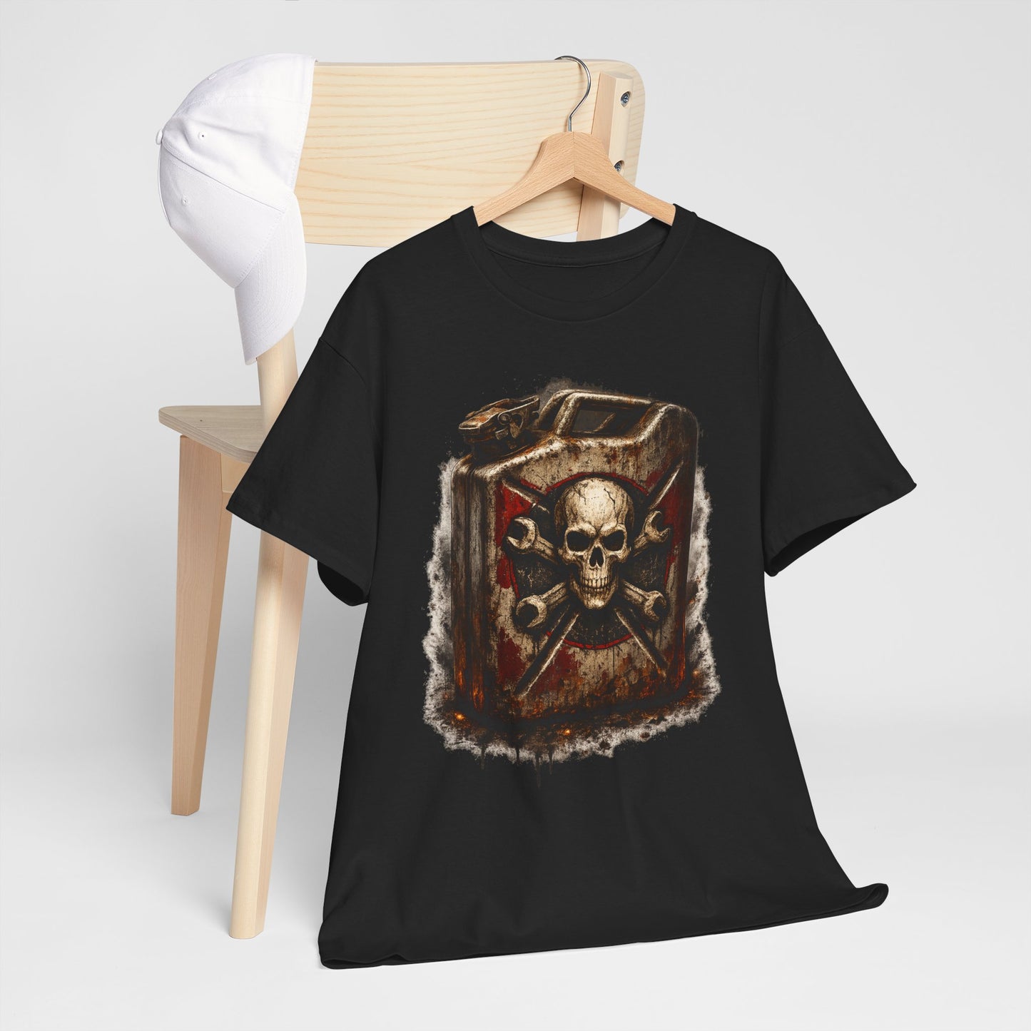Skull Fuel Can T-Shirt | Outlaw Garage Jerry Can Graphic