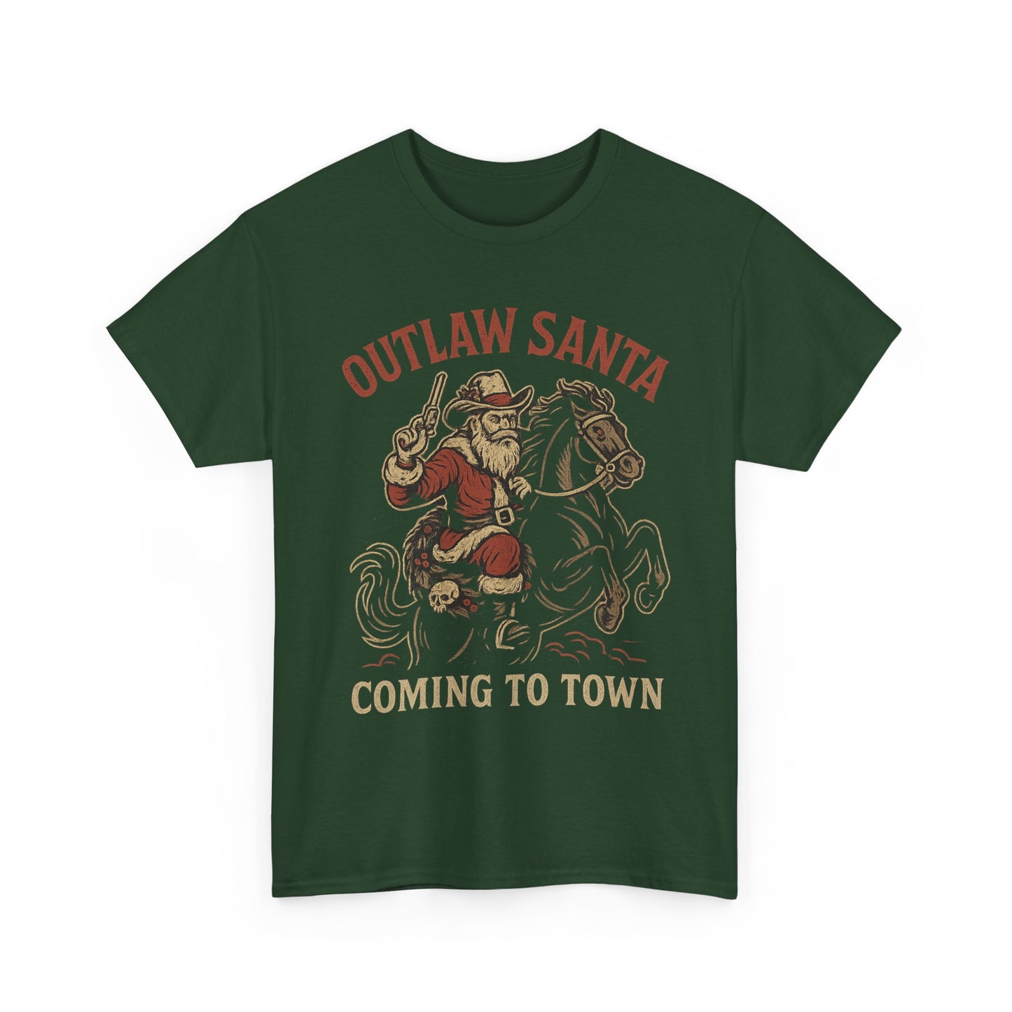 Silent Night in Outlaw Heaven – Western Christmas Tee