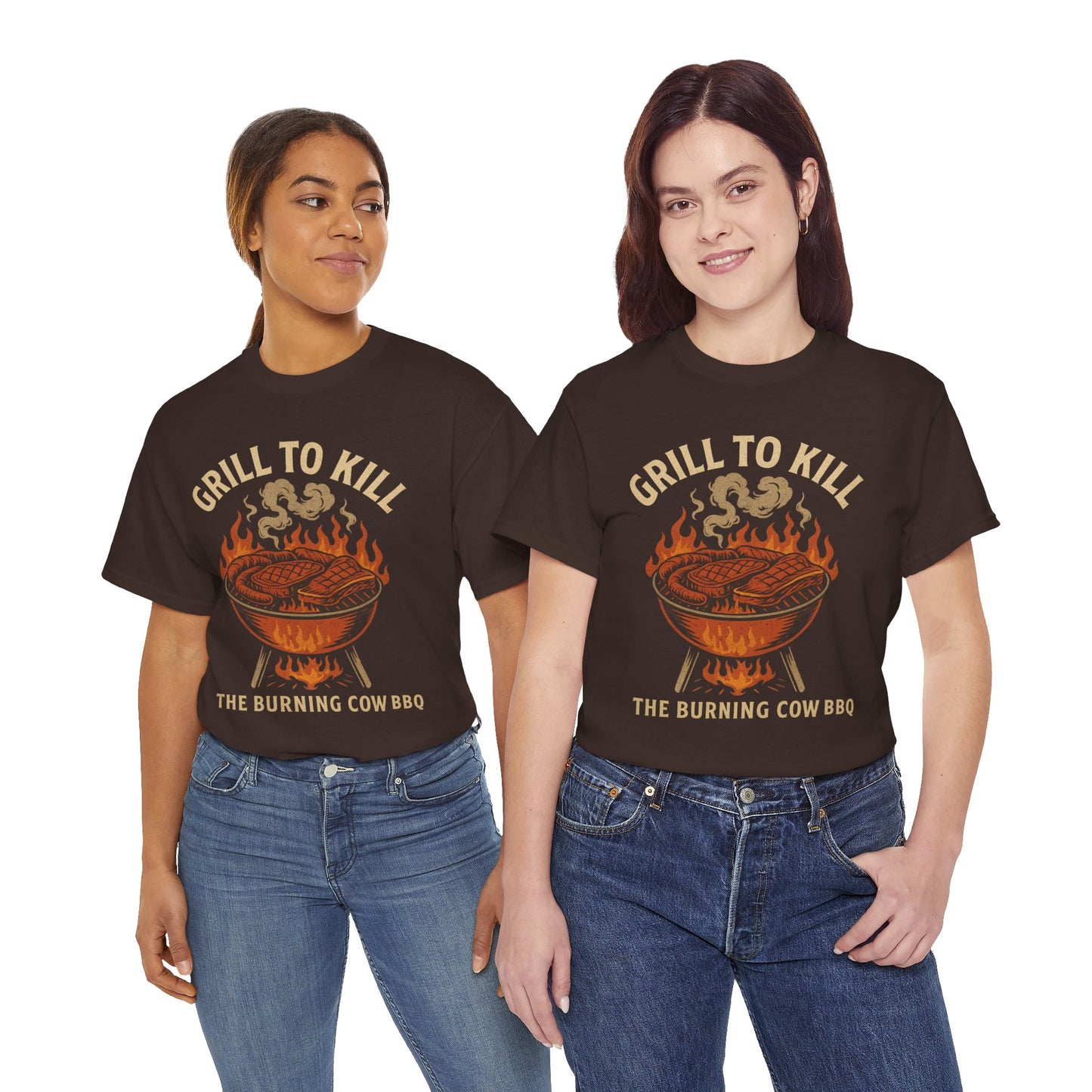 Grill to Kill – The Burning Cow BBQ | Outlaw T-Shirt