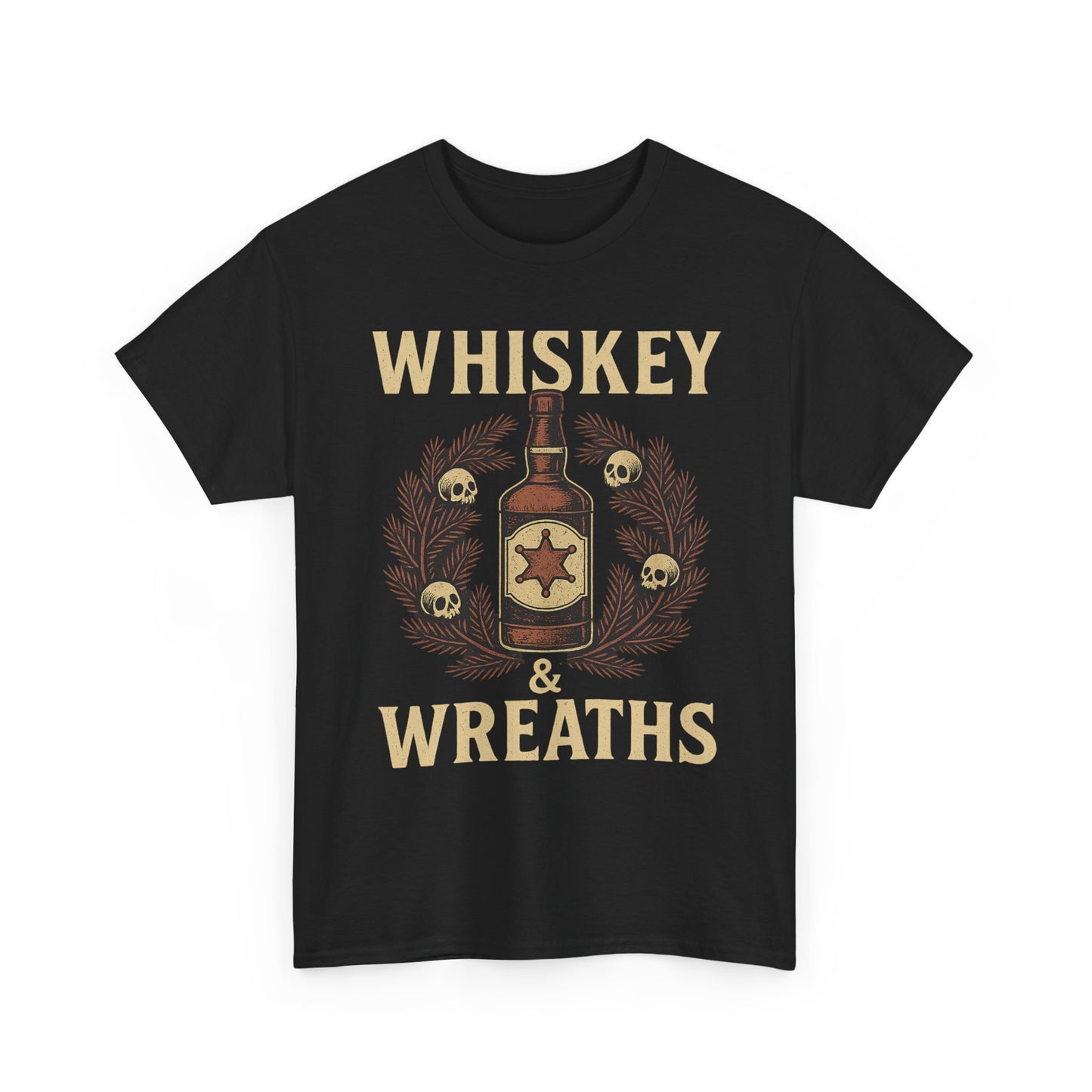 Whiskey & Wreaths – Outlaw Christmas Tee