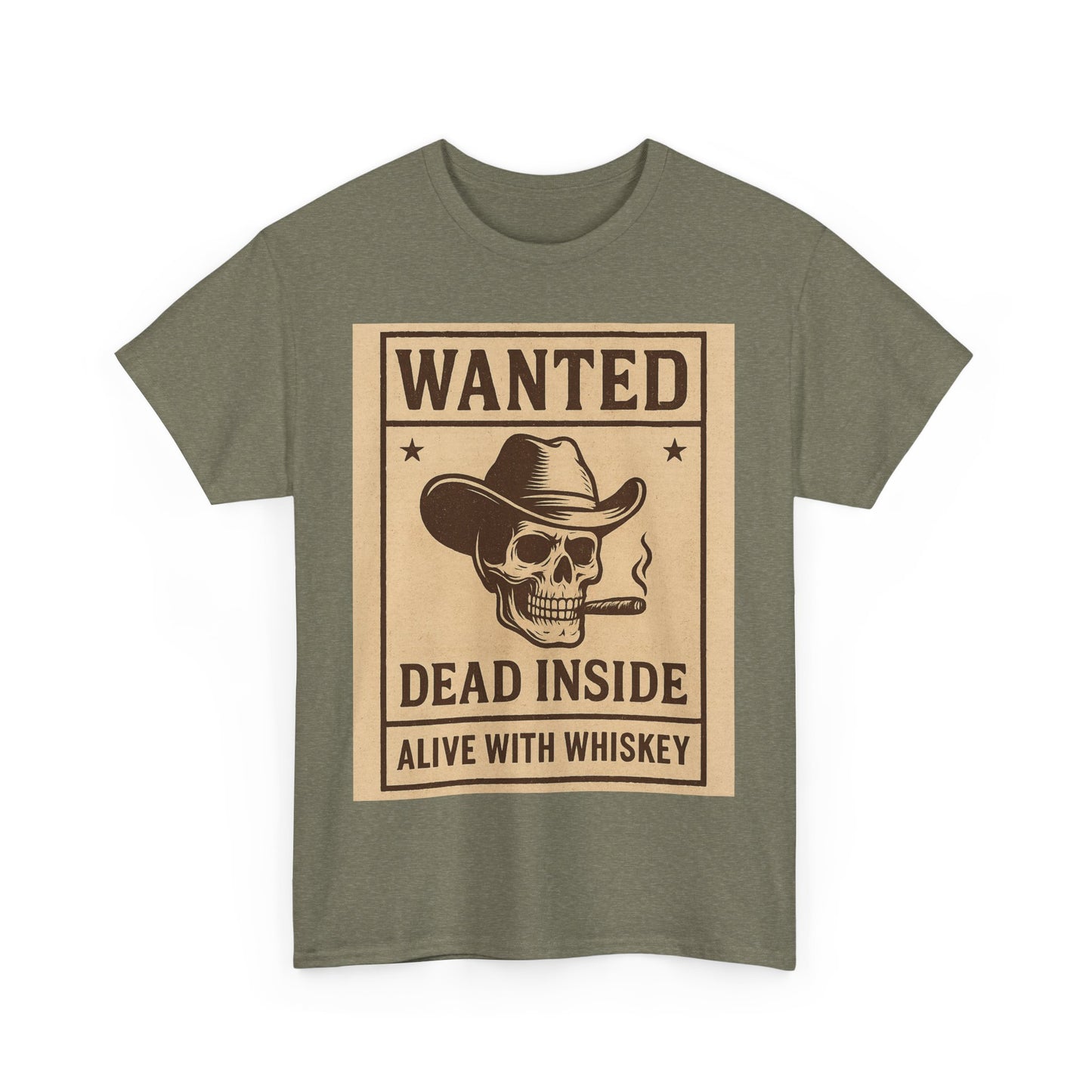 Wanted: Dead Inside-Unisex Heavy Cotton Tee