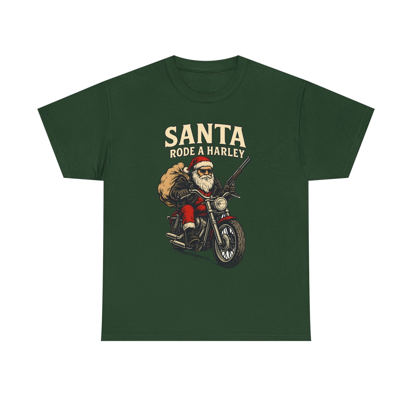 Santa Rode a Harley – Outlaw Christmas Edition Tee