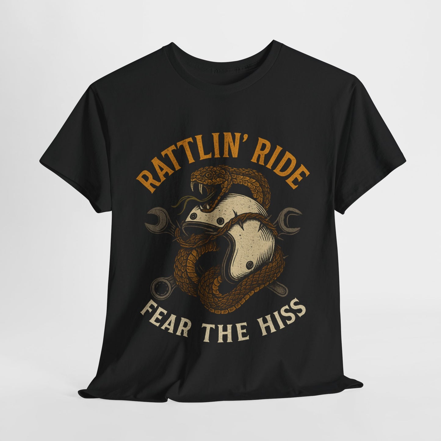 Rattlin’ Ride – Fear the Hiss - Unisex Heavy Cotton Tee