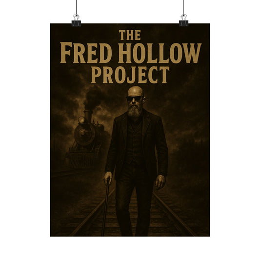 Fred Hollow – Stand on the Tracks Matte Poster