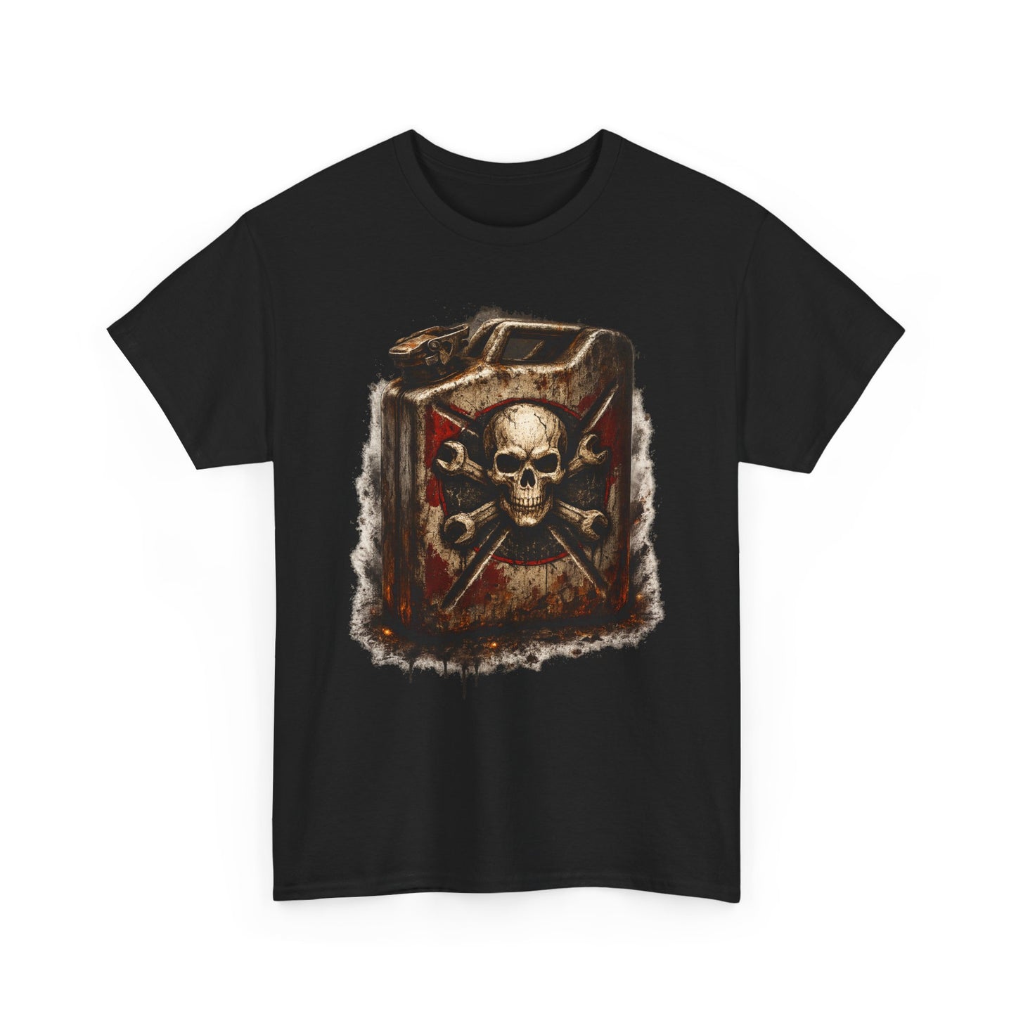 Skull Fuel Can T-Shirt | Outlaw Garage Jerry Can Graphic