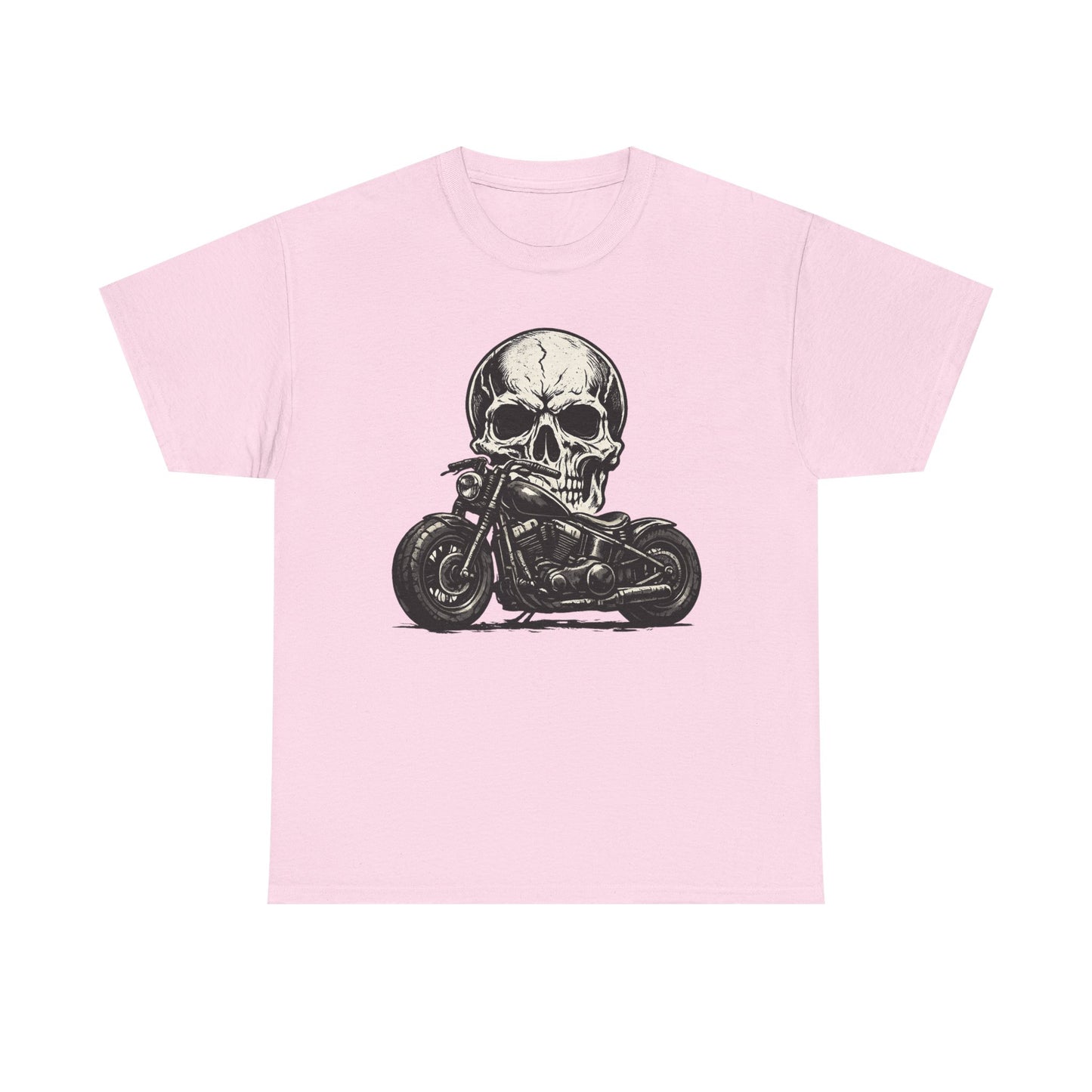 Skull Bobber T-Shirt | Outlaw Biker Motorcycle Graphic