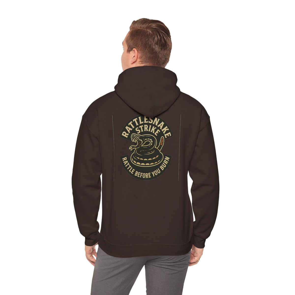 Rattlesnake Strike Graphic Hoodie