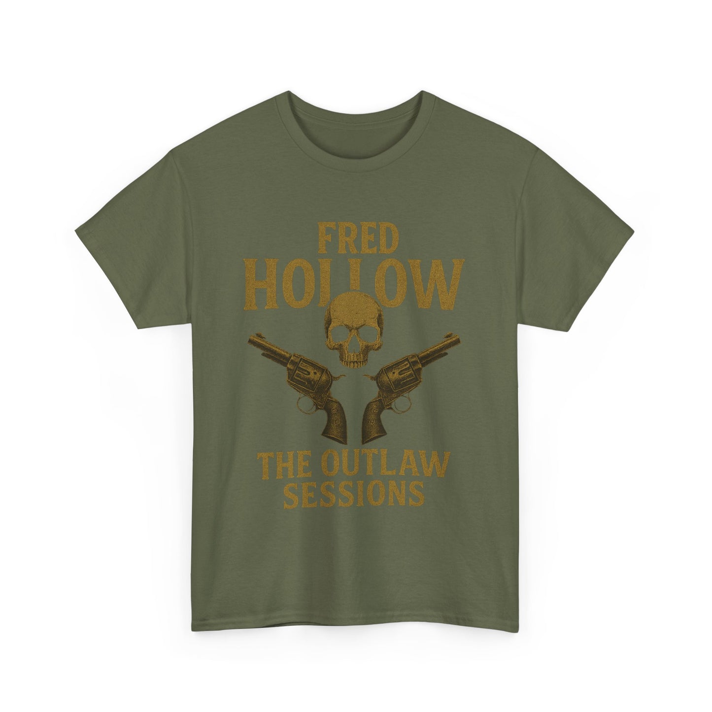 Fred Hollow – The Outlaw Sessions: Railroad Saint 2-Unisex Heavy Cotton Tee