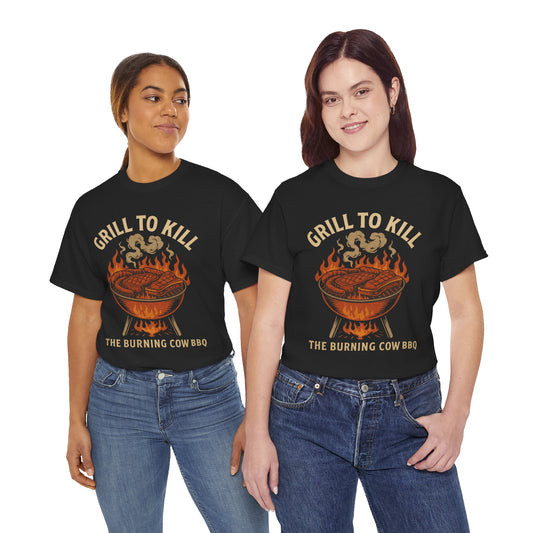 Grill to Kill – The Burning Cow BBQ | Outlaw T-Shirt