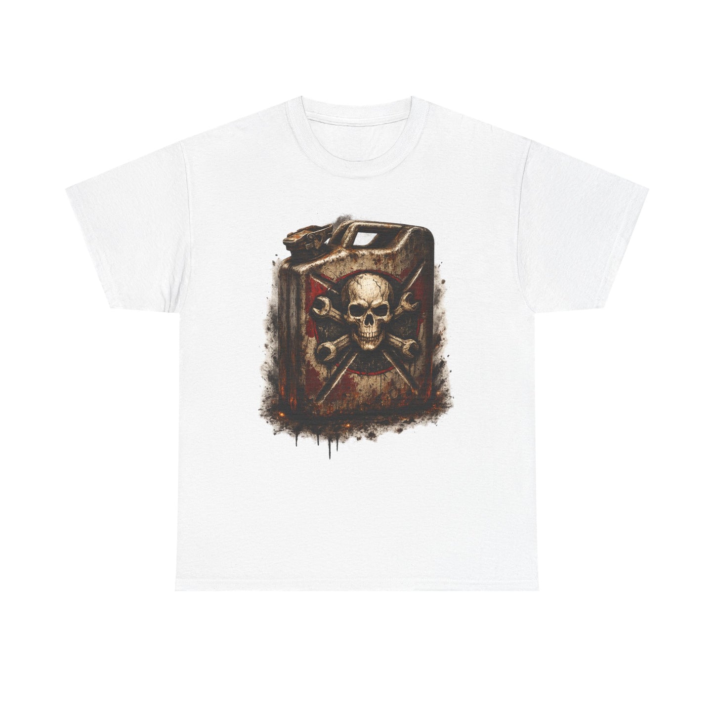 Skull Fuel Can T-Shirt | Outlaw Garage Jerry Can Graphic