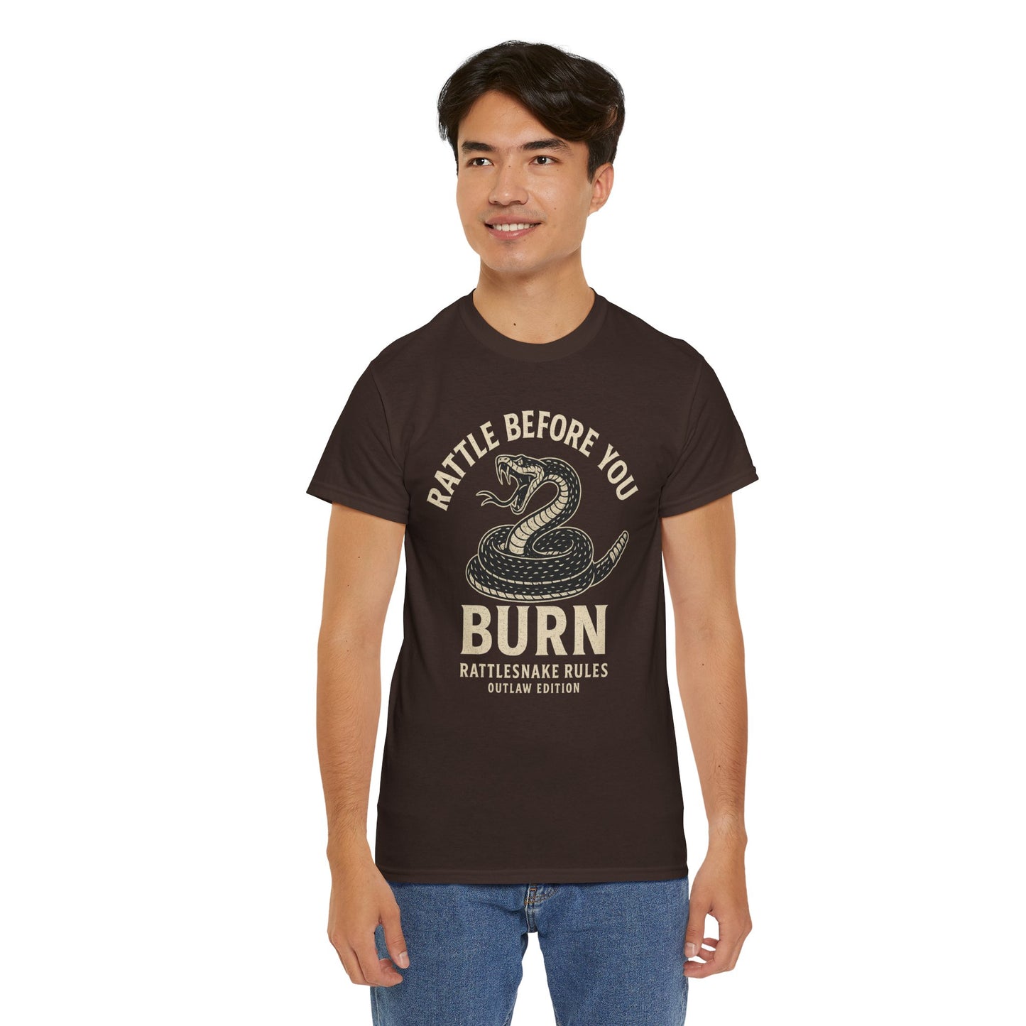 Rattle Before You Burn - Unisex Heavy Cotton Tee