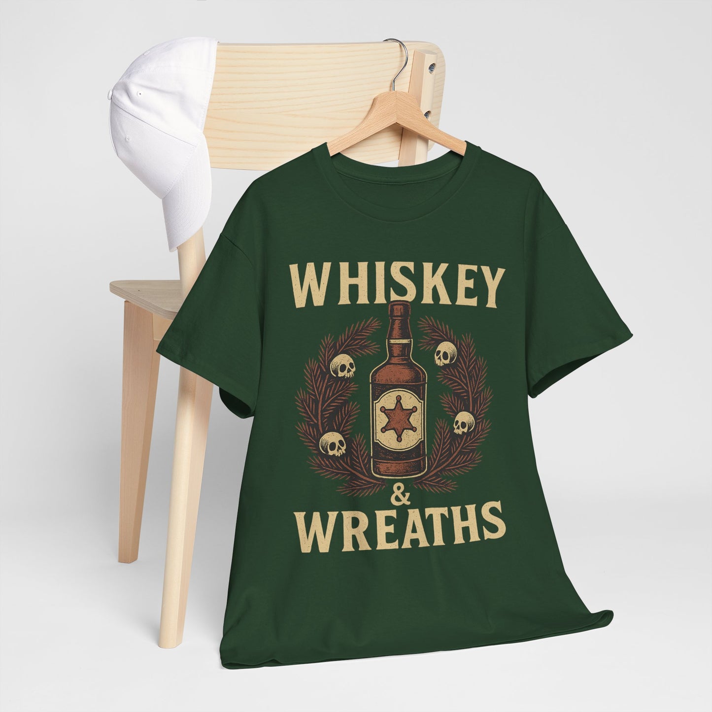 Whiskey & Wreaths – Outlaw Christmas Tee