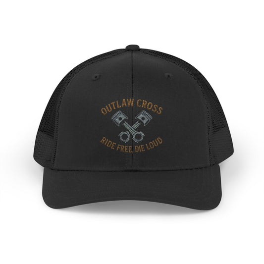 Outlaw Cross Pistons – Ride Free, Die Loud