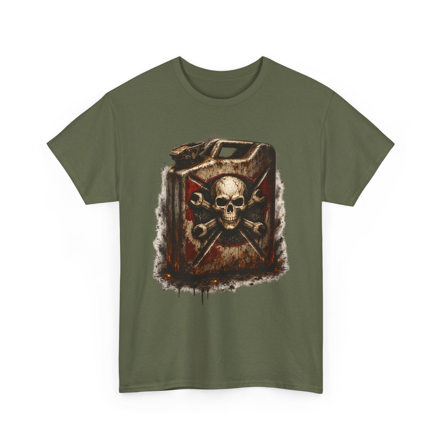 Skull Fuel Can T-Shirt | Outlaw Garage Jerry Can Graphic