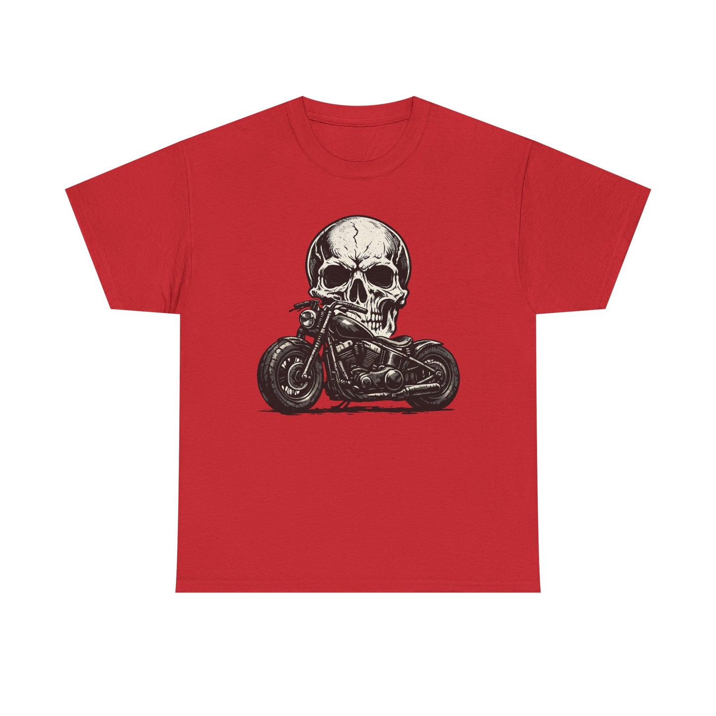Skull Bobber T-Shirt | Outlaw Biker Motorcycle Graphic