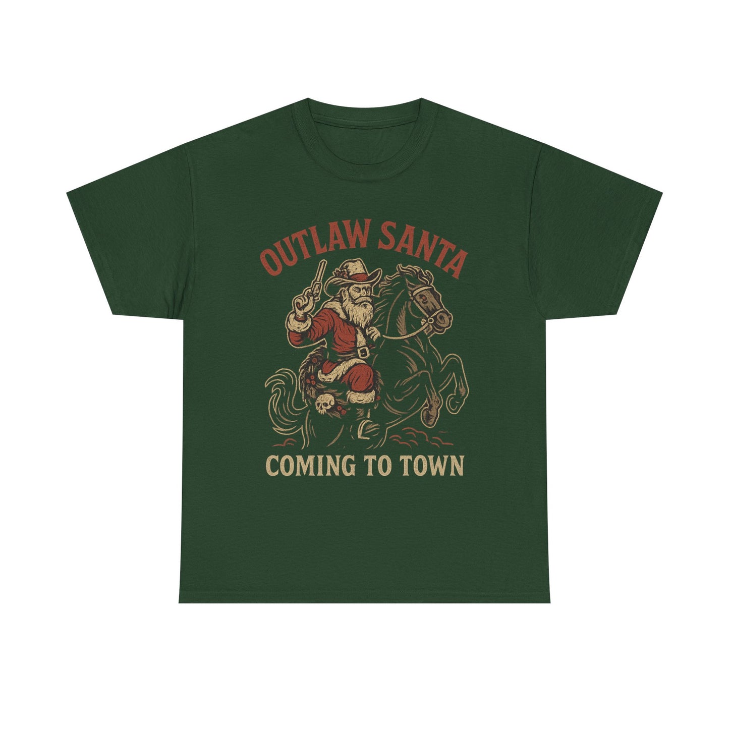 Silent Night in Outlaw Heaven – Western Christmas Tee