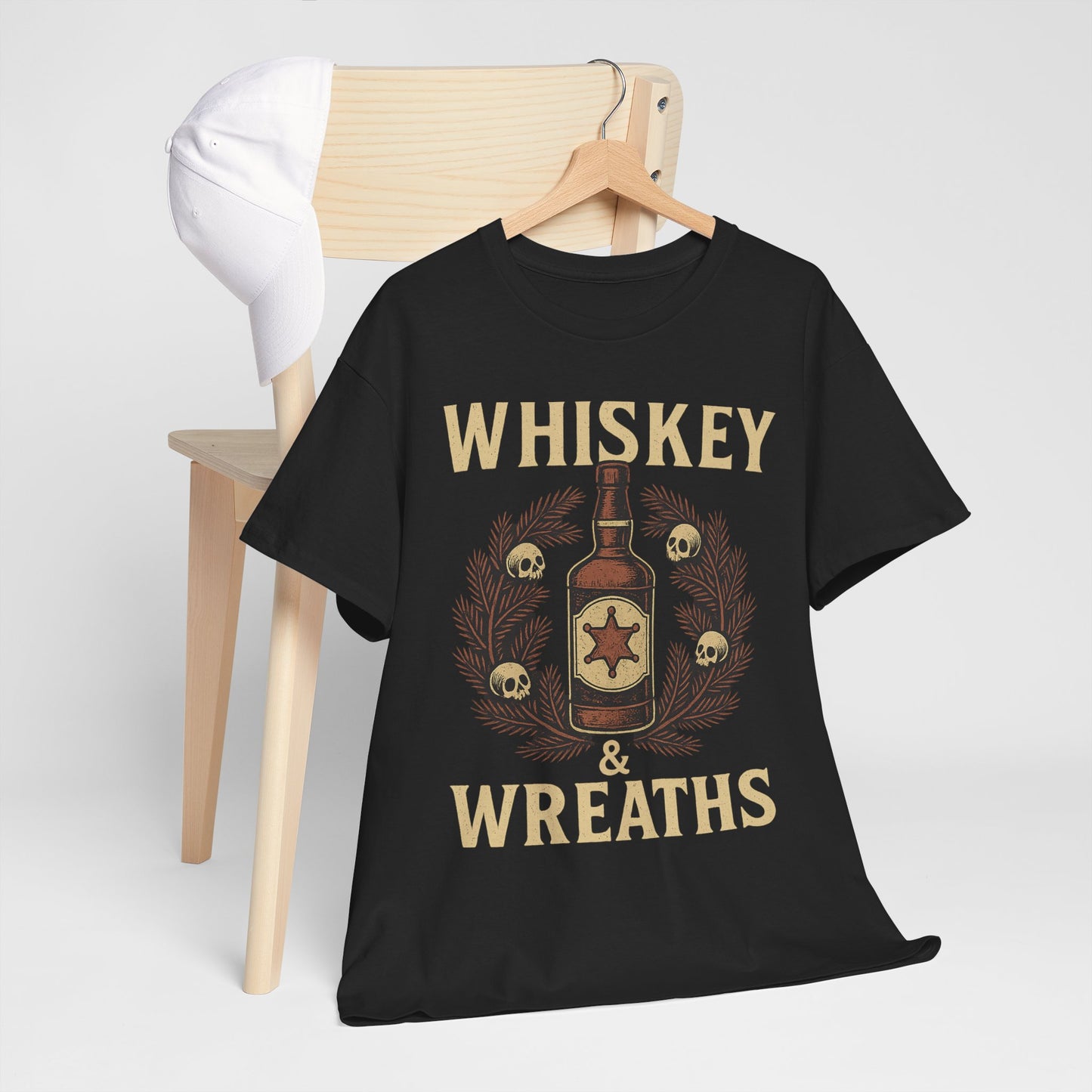 Whiskey & Wreaths – Outlaw Christmas Tee