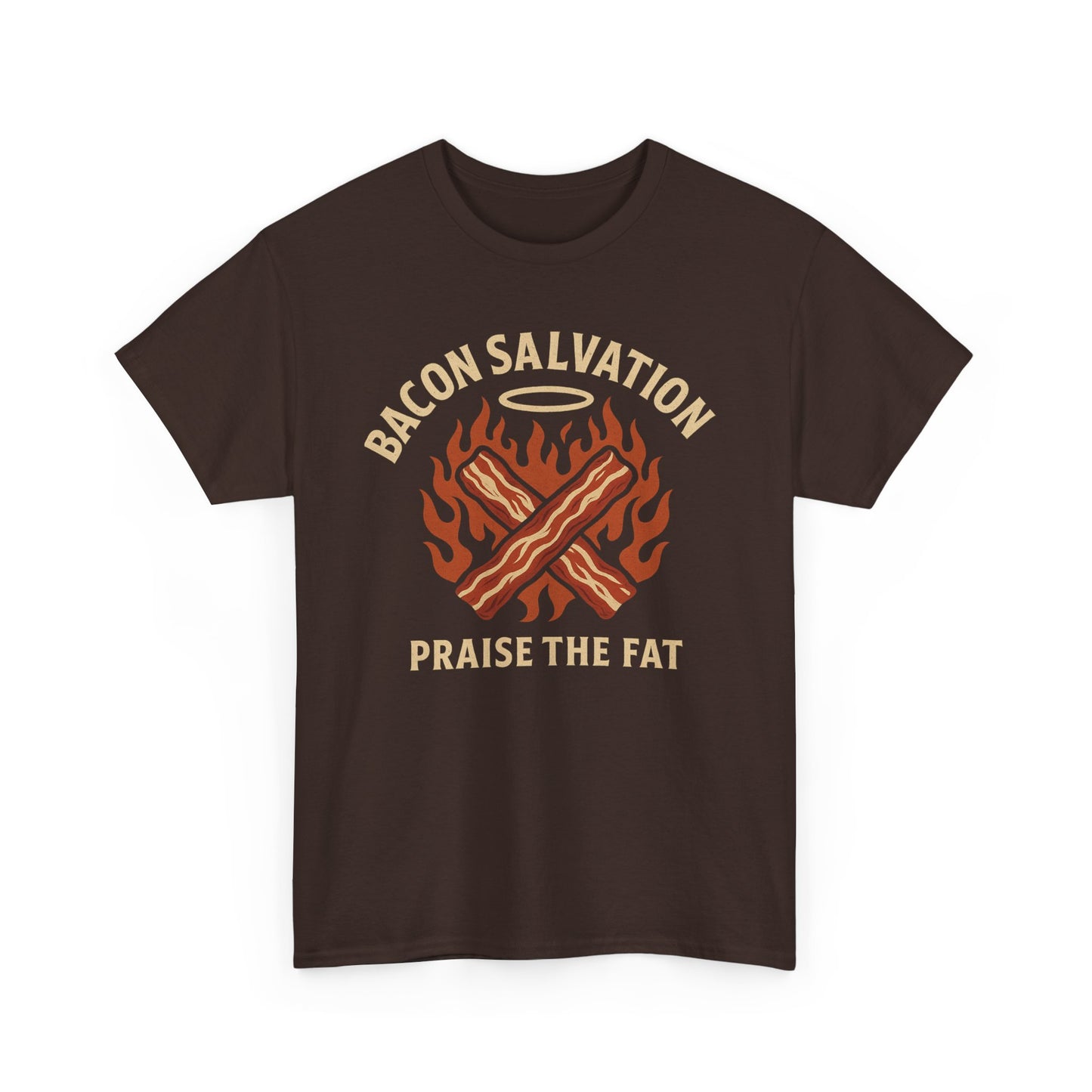 Bacon Salvation – Praise the Fat | Outlaw BBQ T-Shirt
