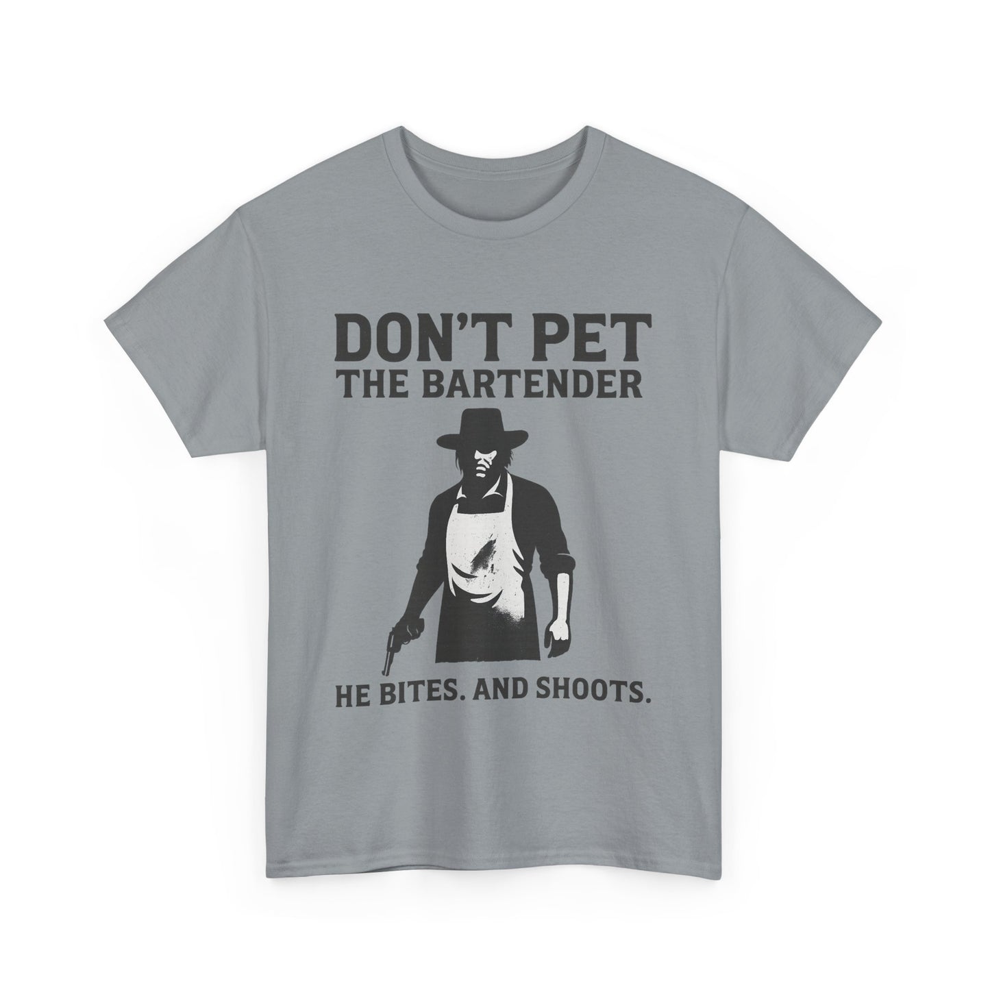 🥃 Don’t Pet the Bartender - Unisex Heavy Cotton Tee