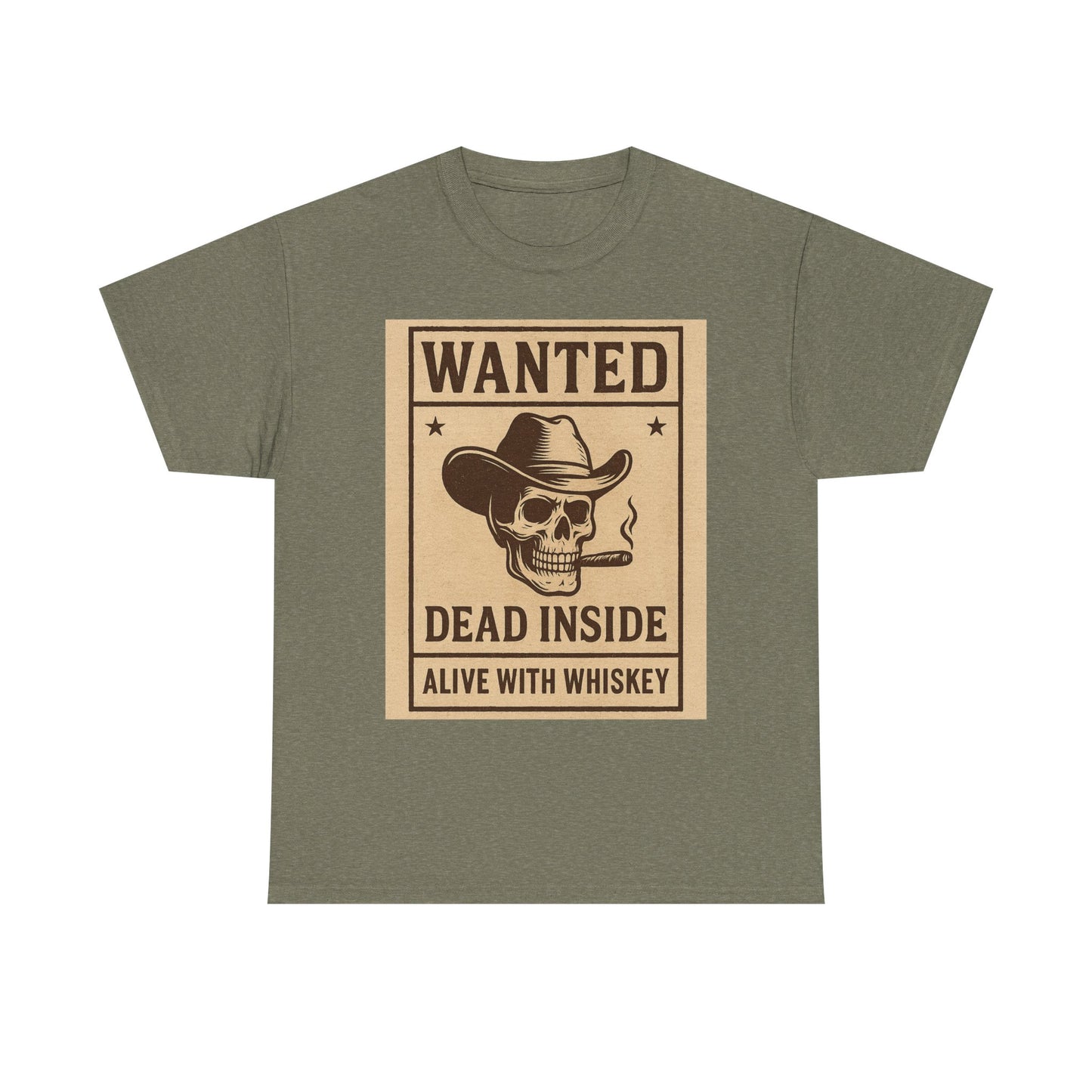 Wanted: Dead Inside-Unisex Heavy Cotton Tee