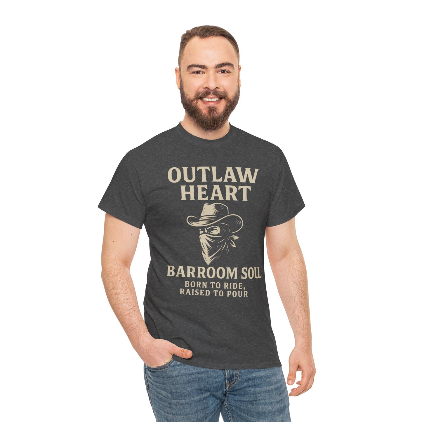 Outlaw Heart - Unisex Heavy Cotton Tee