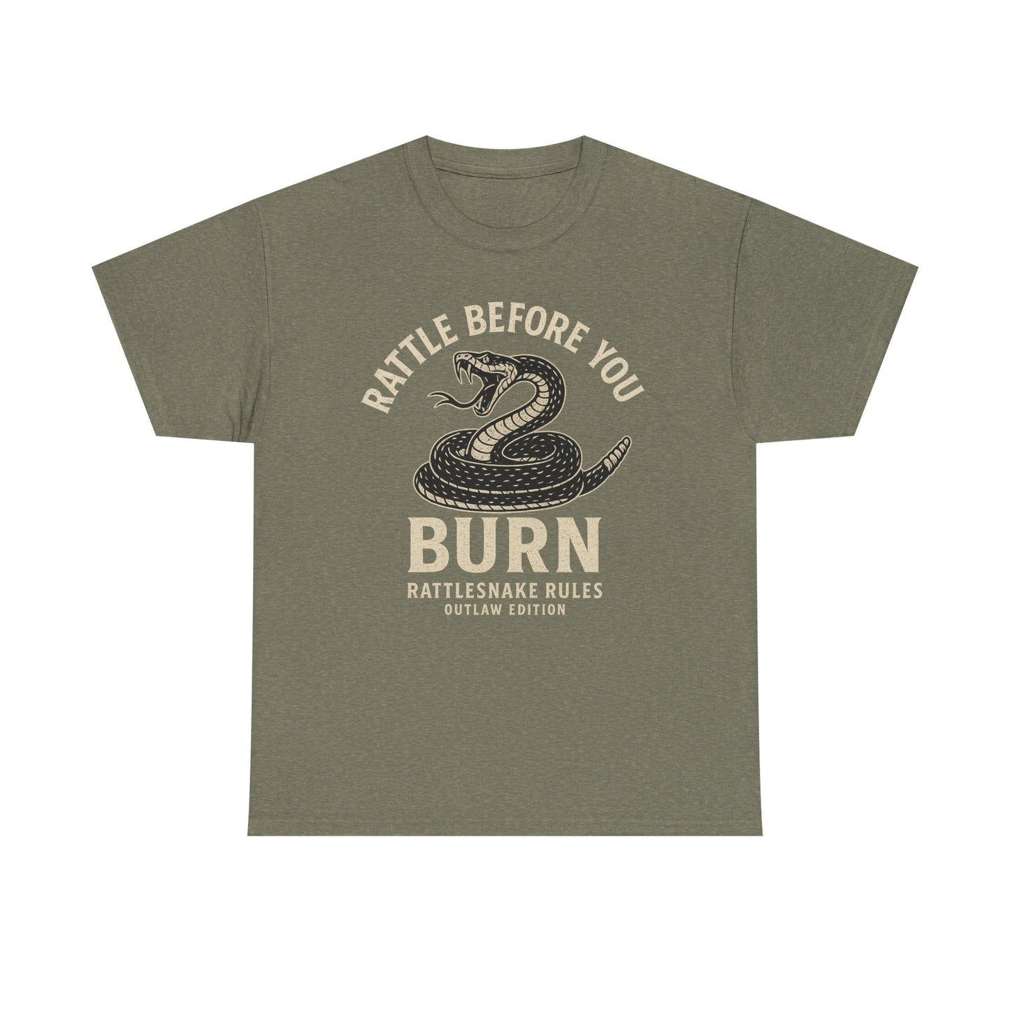 Rattle Before You Burn - Unisex Heavy Cotton Tee