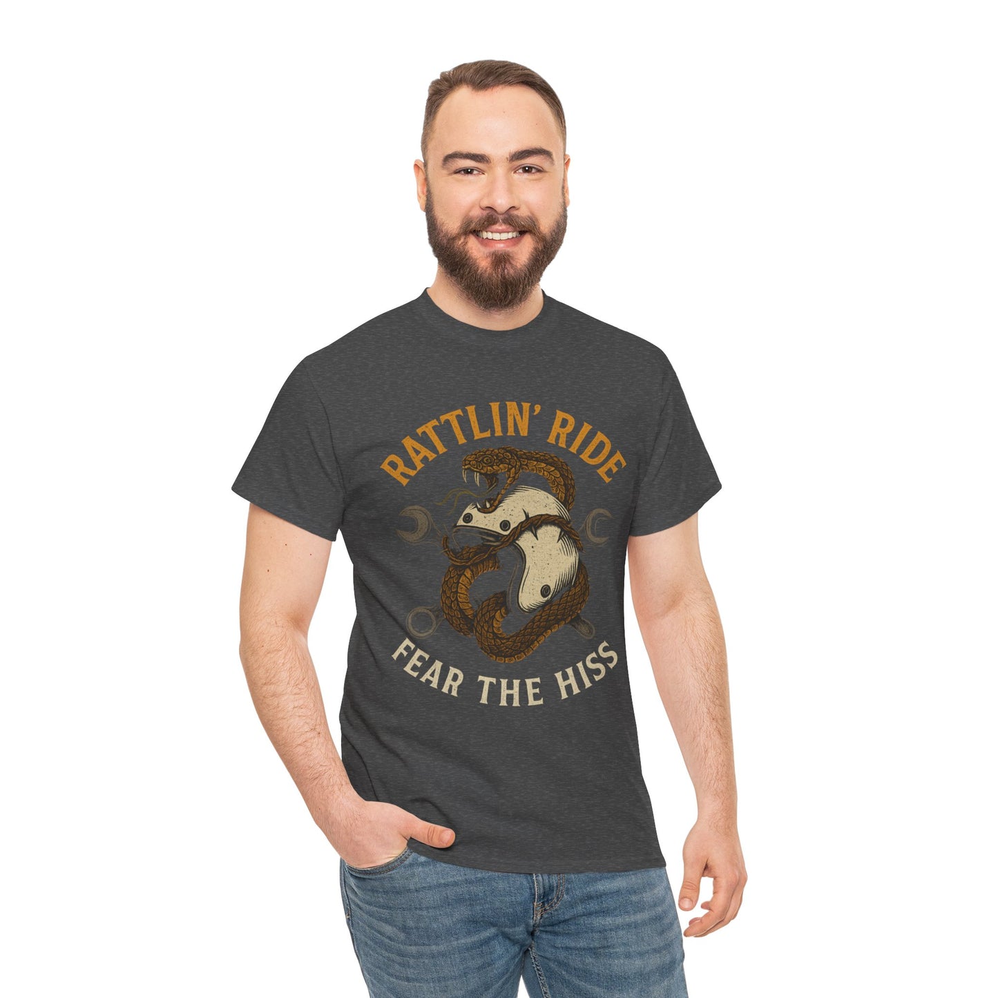 Rattlin’ Ride – Fear the Hiss - Unisex Heavy Cotton Tee