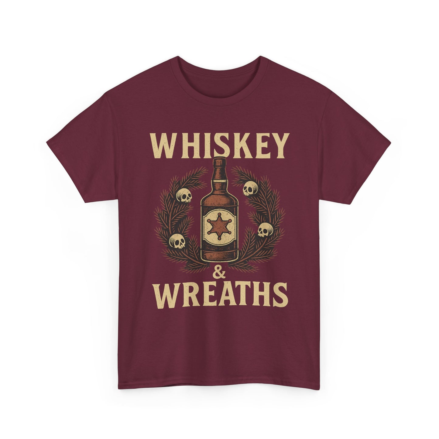 Whiskey & Wreaths – Outlaw Christmas Tee