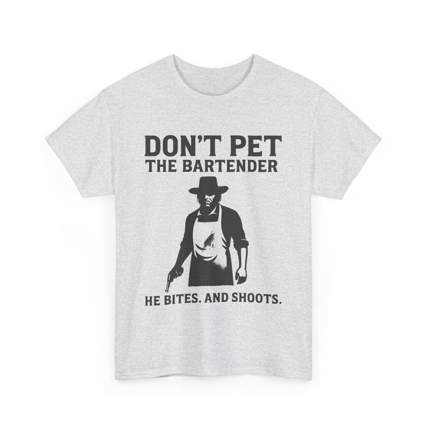 🥃 Don’t Pet the Bartender - Unisex Heavy Cotton Tee