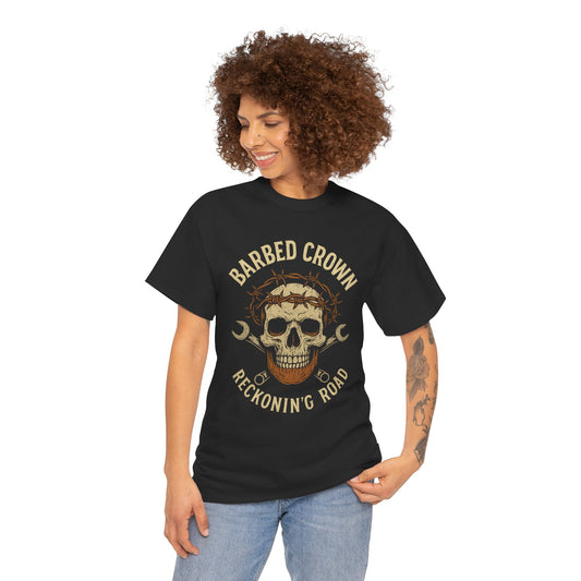 Outlaw Heart – Vintage Engine Emblem - Unisex Heavy Cotton Tee