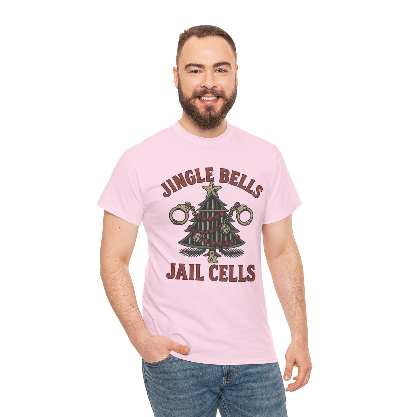 Jingle Bells & Jail Cells – Outlaw Christmas Tee