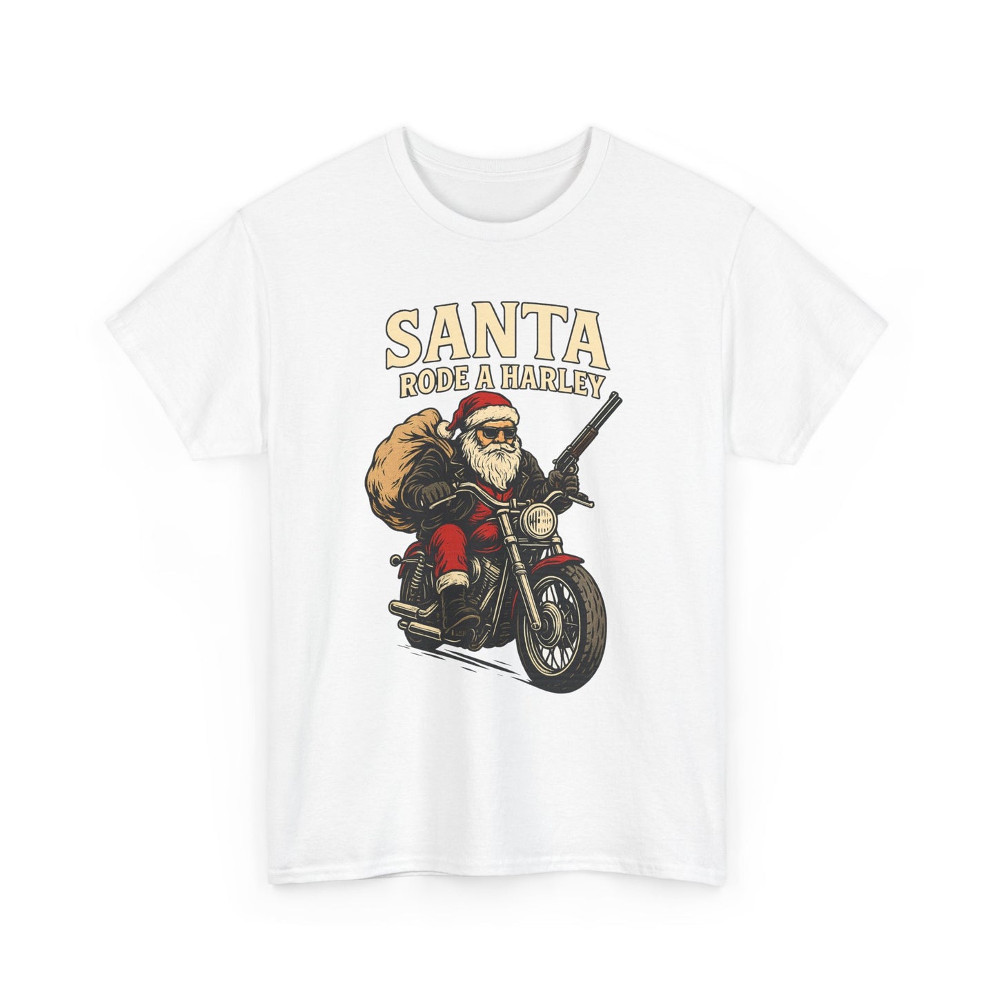 Santa Rode a Harley – Outlaw Christmas Edition Tee
