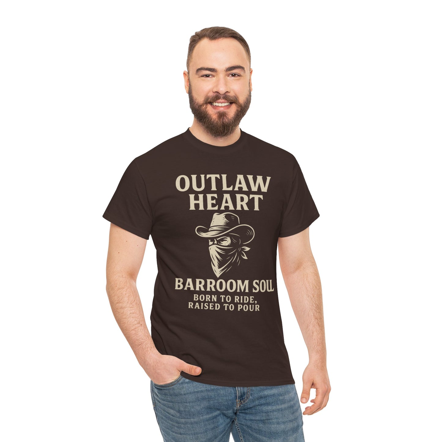 Outlaw Heart - Unisex Heavy Cotton Tee