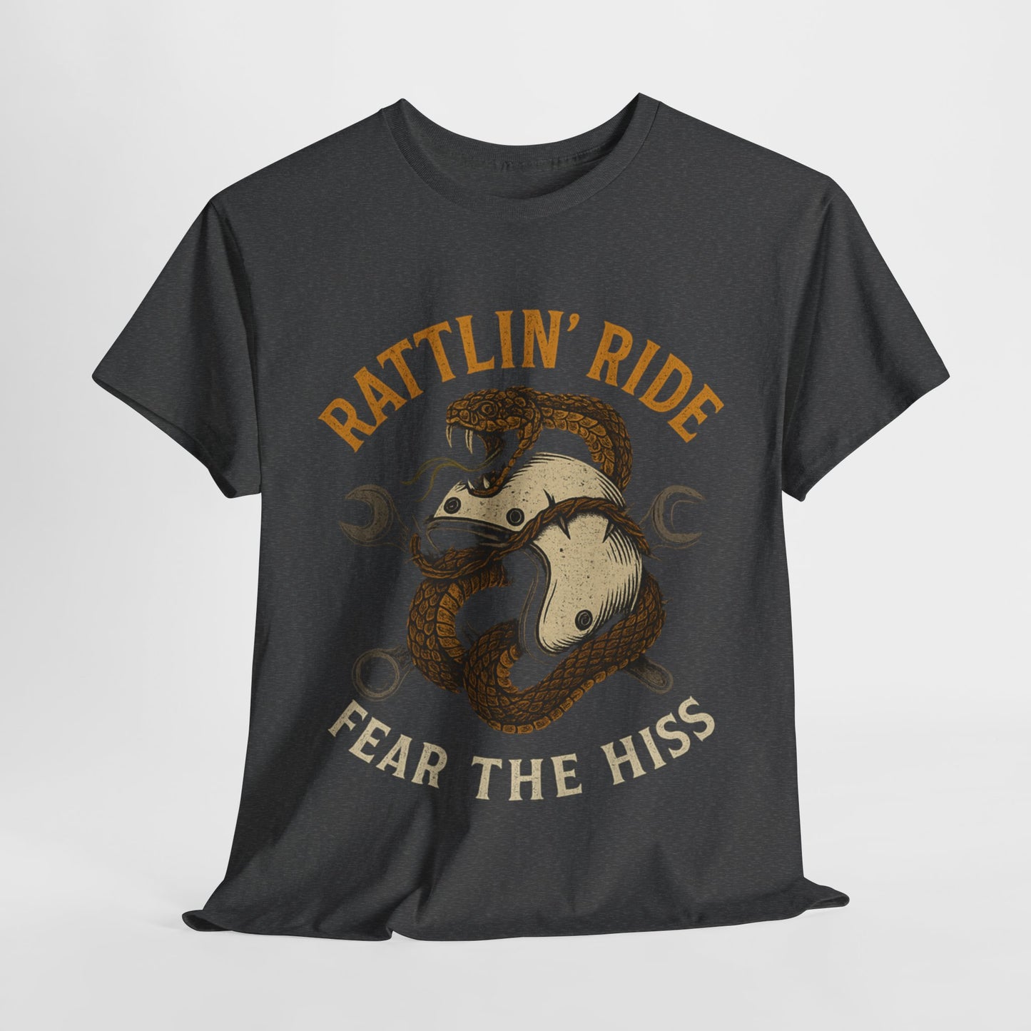 Rattlin’ Ride – Fear the Hiss - Unisex Heavy Cotton Tee