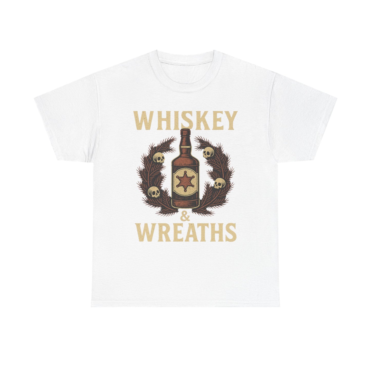 Whiskey & Wreaths – Outlaw Christmas Tee