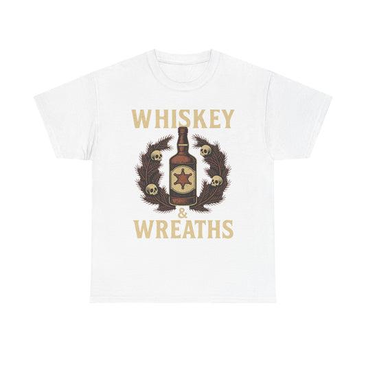 Whiskey & Wreaths – Outlaw Christmas Tee