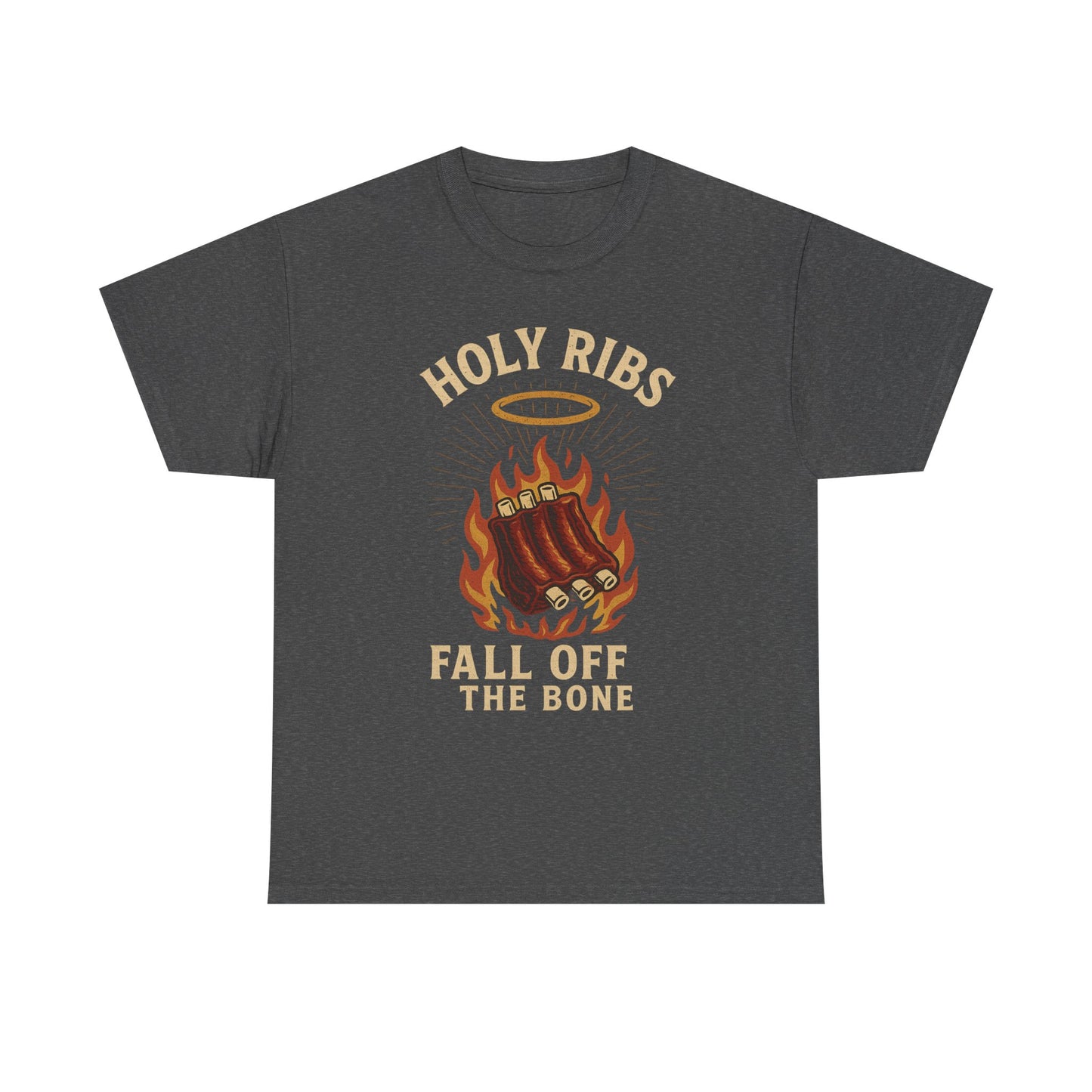 Holy Ribs – Fall Off the Bone | Outlaw BBQ T-Shirt