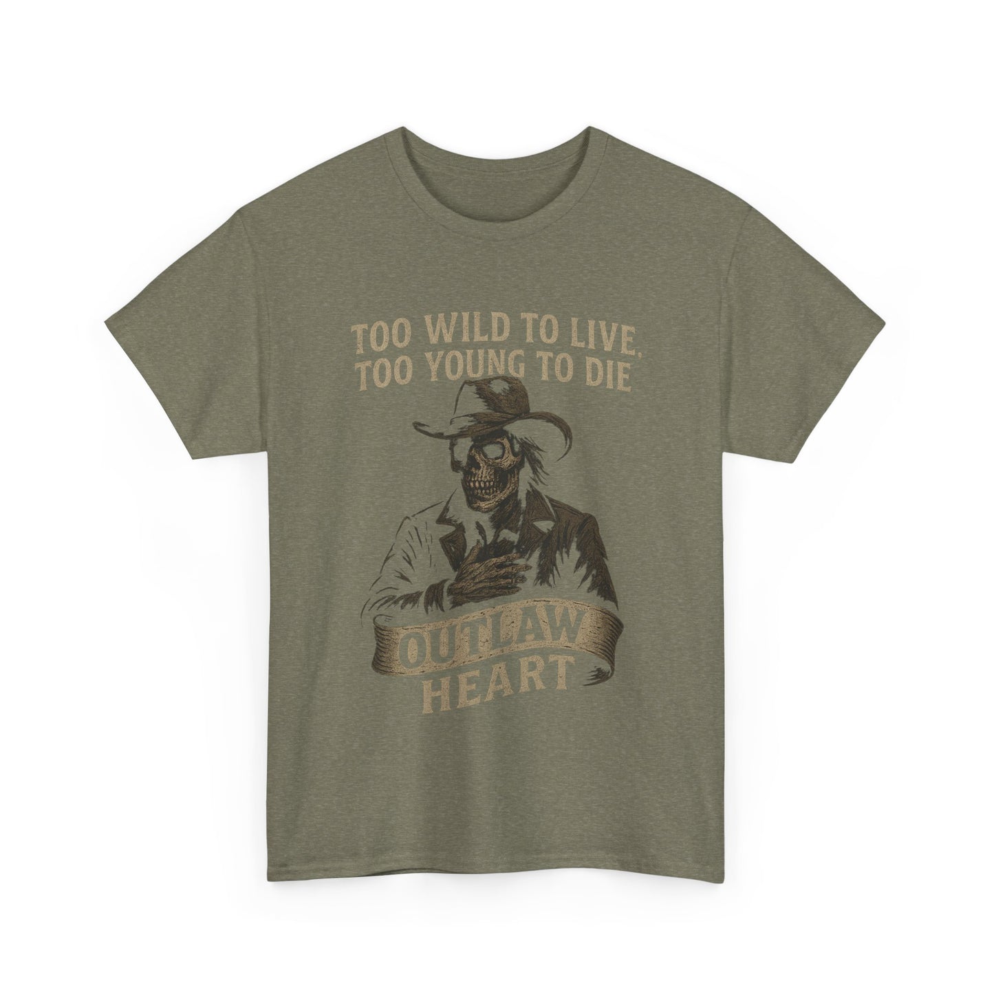 Too Wild To Live - Style Unisex Heavy Cotton Tee